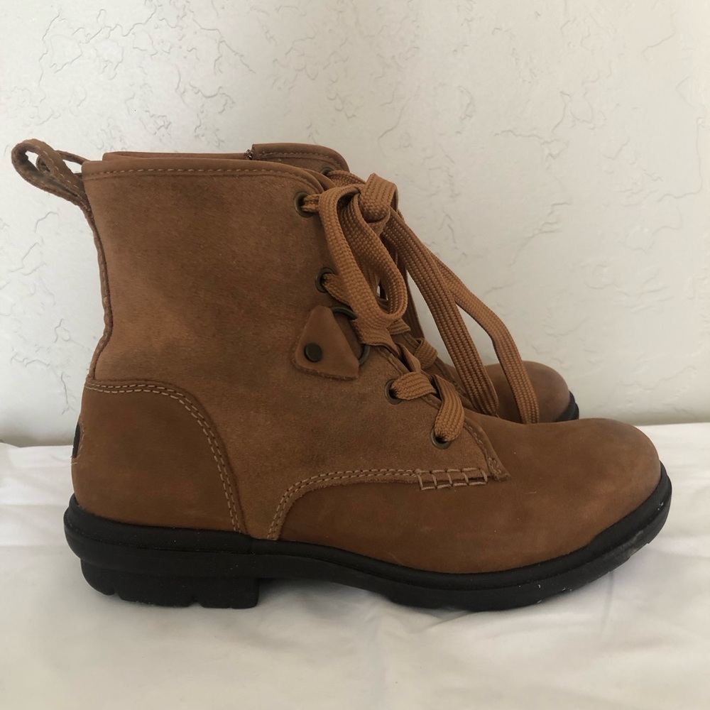 UGG Brown Lace Up Boots